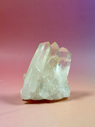 PINK HEMATOID QUARTZ CLUSTER - MADAGASCAR (20) The Crystal Avenues 