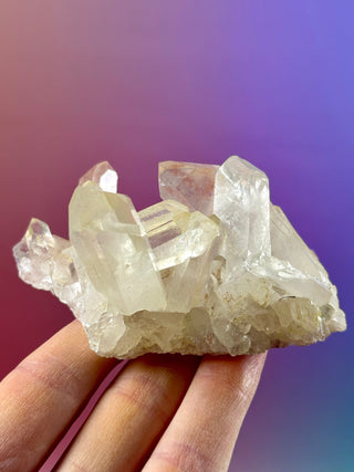 PINK HEMATOID QUARTZ CLUSTER - MADAGASCAR (21) The Crystal Avenues 