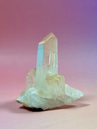 PINK HEMATOID QUARTZ CLUSTER - MADAGASCAR (22) The Crystal Avenues 
