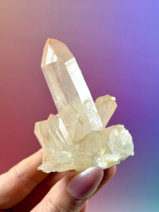 PINK HEMATOID QUARTZ CLUSTER - MADAGASCAR (22) The Crystal Avenues 