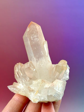 PINK HEMATOID QUARTZ CLUSTER - MADAGASCAR (22) The Crystal Avenues 
