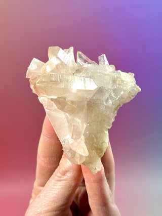 PINK HEMATOID QUARTZ CLUSTER - MADAGASCAR (25) The Crystal Avenues 