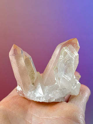 PINK HEMATOID QUARTZ CLUSTER - MADAGASCAR (28) The Crystal Avenues 