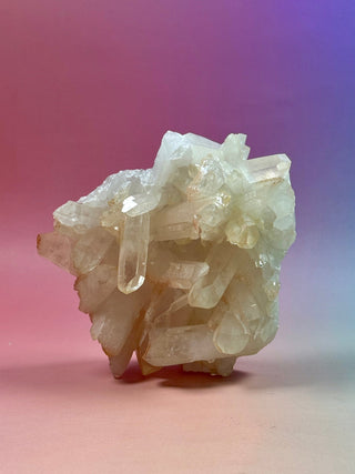 PINK HEMATOID QUARTZ CLUSTER - MADAGASCAR (3) The Crystal Avenues 