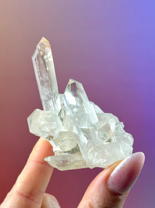 PINK HEMATOID QUARTZ CLUSTER - MADAGASCAR (30) The Crystal Avenues 
