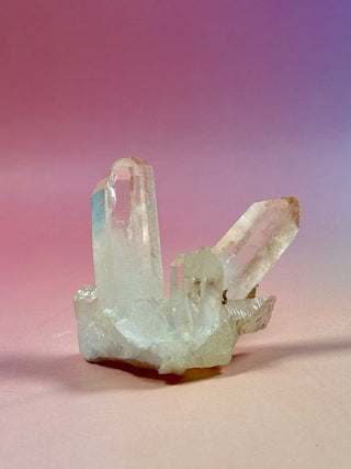 PINK HEMATOID QUARTZ CLUSTER - MADAGASCAR (31) The Crystal Avenues 