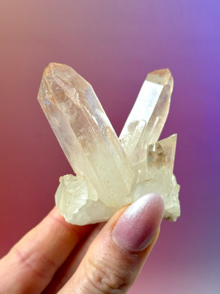 PINK HEMATOID QUARTZ CLUSTER - MADAGASCAR (31) The Crystal Avenues 