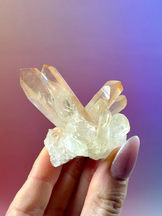 PINK HEMATOID QUARTZ CLUSTER - MADAGASCAR (32) The Crystal Avenues 