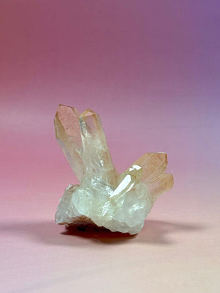 PINK HEMATOID QUARTZ CLUSTER - MADAGASCAR (32) The Crystal Avenues 