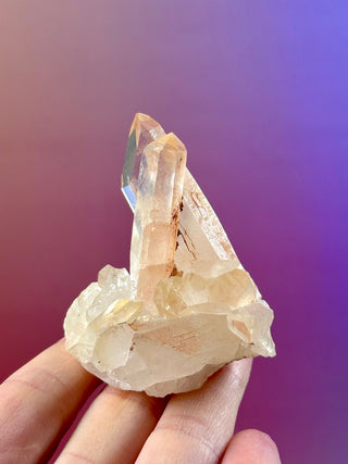 PINK HEMATOID QUARTZ CLUSTER - MADAGASCAR (32) The Crystal Avenues 