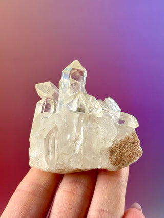 PINK HEMATOID QUARTZ CLUSTER - MADAGASCAR (33) The Crystal Avenues 