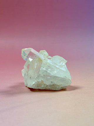 PINK HEMATOID QUARTZ CLUSTER - MADAGASCAR (33) The Crystal Avenues 