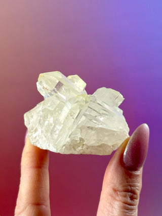 PINK HEMATOID QUARTZ CLUSTER - MADAGASCAR (33) The Crystal Avenues 