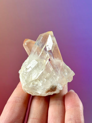PINK HEMATOID QUARTZ CLUSTER - MADAGASCAR (36) The Crystal Avenues 