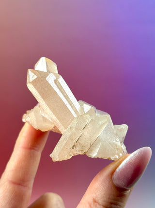 PINK HEMATOID QUARTZ CLUSTER - MADAGASCAR (37) The Crystal Avenues 