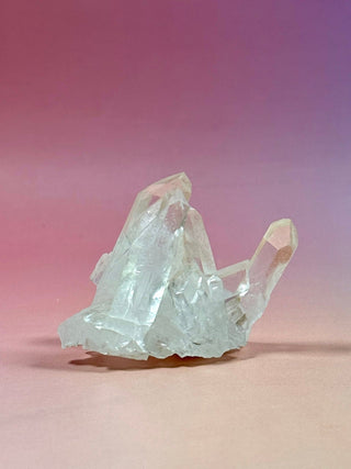PINK HEMATOID QUARTZ CLUSTER - MADAGASCAR (39) The Crystal Avenues 