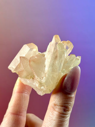 PINK HEMATOID QUARTZ CLUSTER - MADAGASCAR (40) The Crystal Avenues 