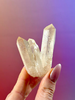 PINK HEMATOID QUARTZ CLUSTER - MADAGASCAR (41) The Crystal Avenues 