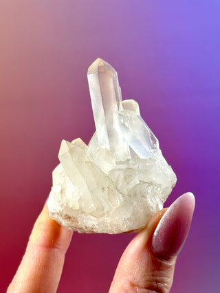 PINK HEMATOID QUARTZ CLUSTER - MADAGASCAR (44) The Crystal Avenues 