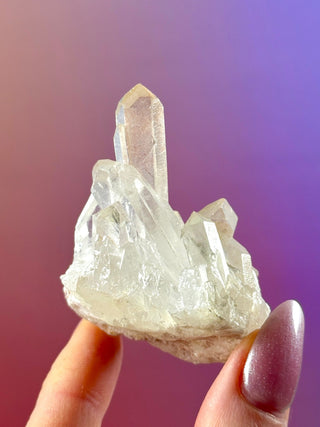 PINK HEMATOID QUARTZ CLUSTER - MADAGASCAR (44) The Crystal Avenues 