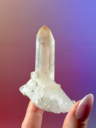 PINK HEMATOID QUARTZ CLUSTER - MADAGASCAR (45) The Crystal Avenues 