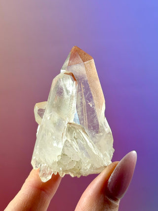 PINK HEMATOID QUARTZ CLUSTER - MADAGASCAR (47) The Crystal Avenues 