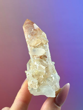 PINK HEMATOID QUARTZ CLUSTER - MADAGASCAR (50) The Crystal Avenues 
