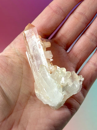PINK HEMATOID QUARTZ CLUSTER - MADAGASCAR (50) The Crystal Avenues 