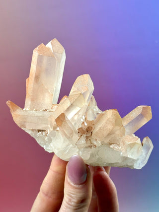PINK HEMATOID QUARTZ CLUSTER - MADAGASCAR (7) The Crystal Avenues 