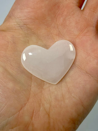 PINK MANGANO CALCITE HEART (4) tumble stone The Crystal Avenues 