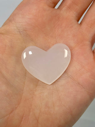 PINK MANGANO CALCITE HEART (5) tumble stone The Crystal Avenues 