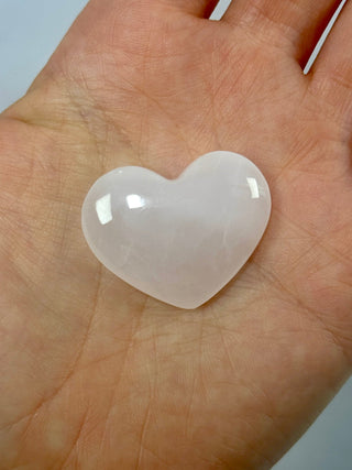 PINK MANGANO CALCITE HEART (6) tumble stone The Crystal Avenues 