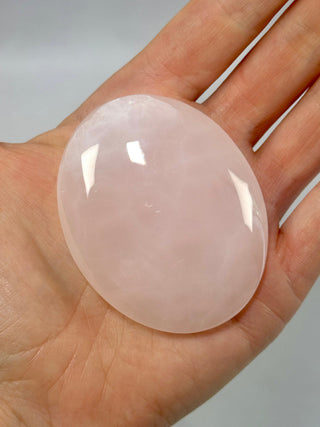 PINK MANGANO CALCITE PALM STONE (1) tumble stone The Crystal Avenues 