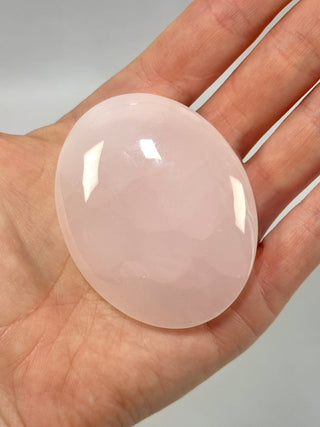 PINK MANGANO CALCITE PALM STONE (1) tumble stone The Crystal Avenues 