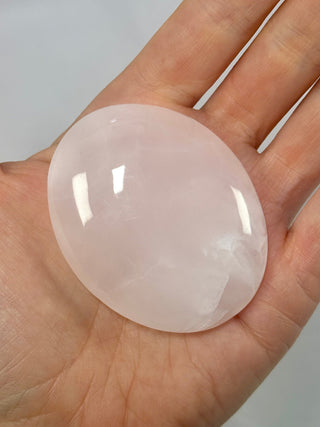 PINK MANGANO CALCITE PALM STONE (4) tumble stone The Crystal Avenues 