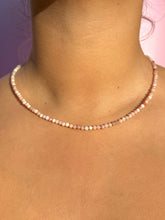 Load image into Gallery viewer, PINK OPAL FACET CHOKER NECKLACE Necklace The Crystal Avenues 
