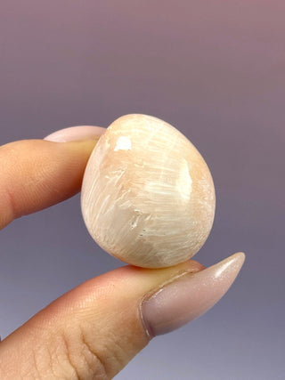 PINK SCOLECITE (1) Tumble Stone The Crystal Avenues 