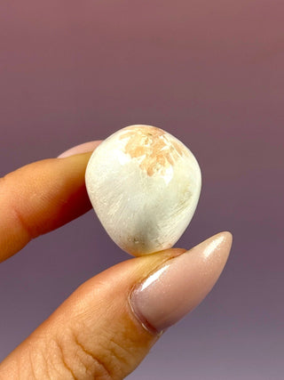 PINK SCOLECITE (8) Tumble Stone The Crystal Avenues 