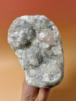 PINK STARSEER APOPHYLLITE CLUSTER (1) Cluster The Crystal Avenues 