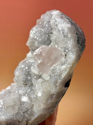 PINK STARSEER APOPHYLLITE CLUSTER (1) Cluster The Crystal Avenues 
