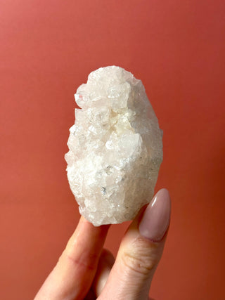 PINK STARSEER APOPHYLLITE CLUSTER (2) Cluster The Crystal Avenues 