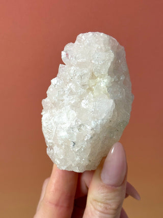 PINK STARSEER APOPHYLLITE CLUSTER (2) Cluster The Crystal Avenues 
