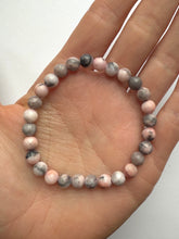 Load image into Gallery viewer, PINK ZEBRA JASPER BRACELET Bracelet The Crystal Avenues 
