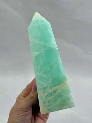 PISTACHIO CALCITE TOWER XL (2) Palmstone The Crystal Avenues 