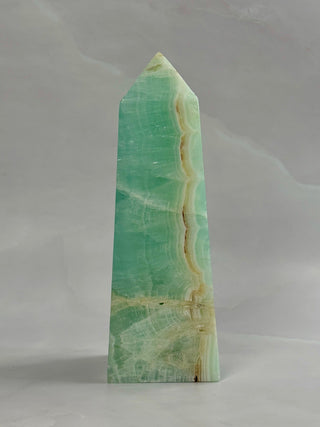 PISTACHIO CALCITE TOWER XL (2) Palmstone The Crystal Avenues 