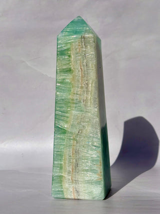 PISTACHIO CALCITE TOWER XL (A) Tower The Crystal Avenues 
