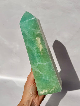 PISTACHIO CALCITE TOWER XL (A) Tower The Crystal Avenues 