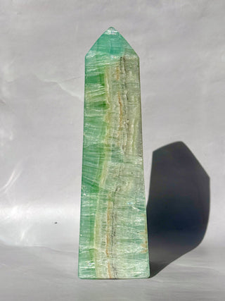 PISTACHIO CALCITE TOWER XL (A) Tower The Crystal Avenues 
