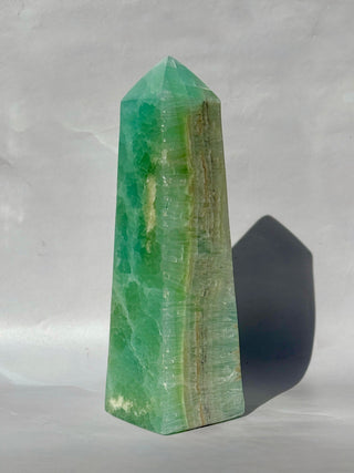 PISTACHIO CALCITE TOWER XL (A) Tower The Crystal Avenues 