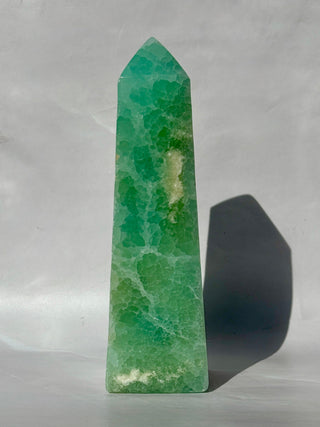 PISTACHIO CALCITE TOWER XL (A) Tower The Crystal Avenues 